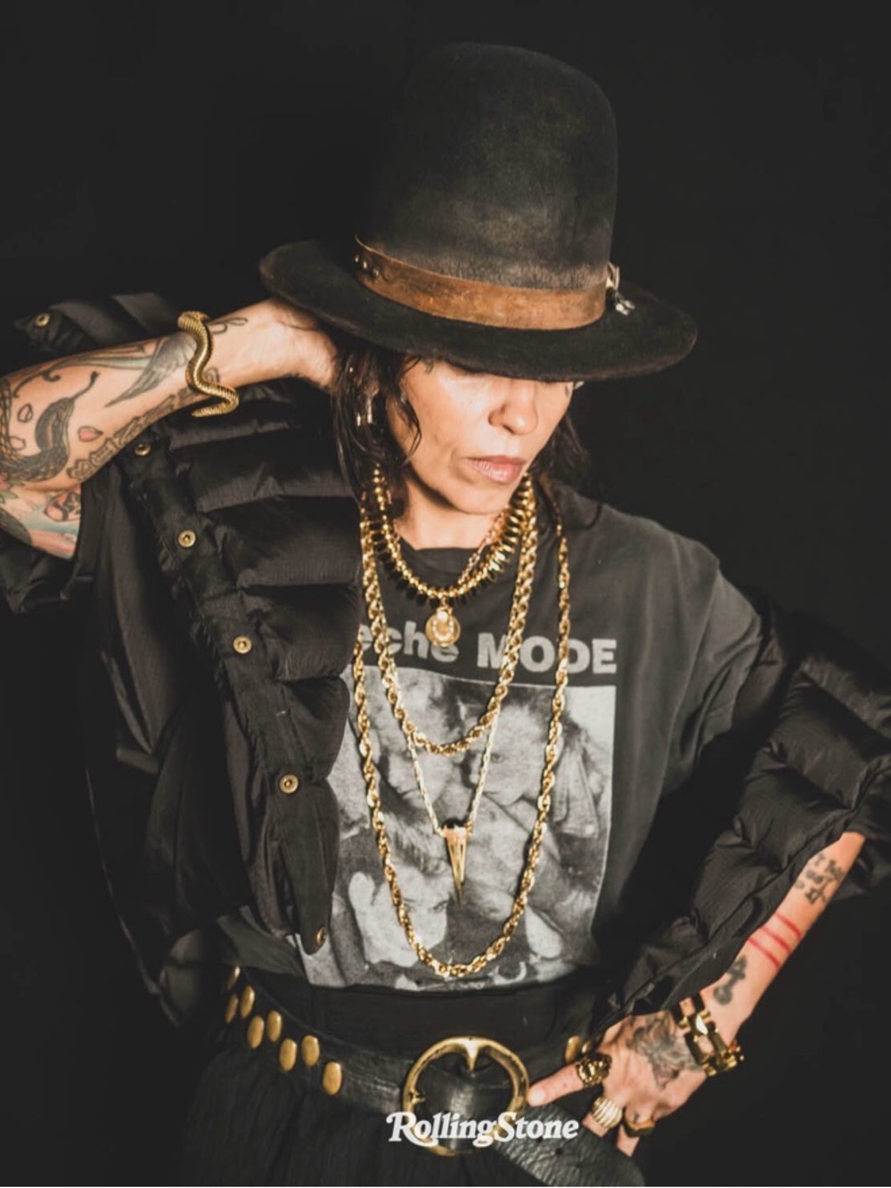 This is Linda Perry.  I make her hats at Wednesday’s Child Studio.
